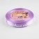 Atlase tape “Happy New Year!”, 15 mm, 23 ± 1 m, lilac color/white No. 044