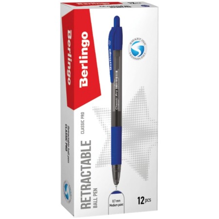 Handle Automatic Ball Classic Pro, Node 0.7 mm, blue ink, flu-5