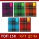 Notebook of 48 sheets in Calligrata "Scottish", cover coated cardboard, block No. 2, whiteness 75% (gray sheets), mix