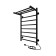 The electric heated towelputant "Sanprise" Aurora P8, 500x800 mm, right, black