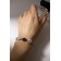 Bracelet "Night" with pearls, colored in gold, l = 16 cm