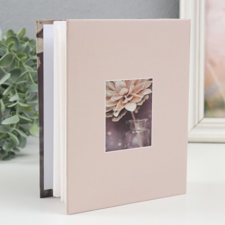 Photo album "Beige flower" 100f 10x15cm,-1