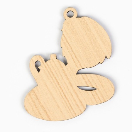 Christmas tree toy New Year's "Snake with a flashlight", for the New Year, 6.5 x 8.1 cm-3