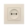 Single Tot Elegant, 10 a, hidden, without salary, beige