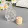 Diffusor Glass with sticks for aromatic essence "Rose" 8 ml 5.5x3.3x2.2 cm