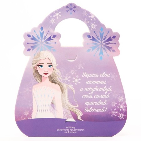 Manicure set. Nail stickers, cold heart-4