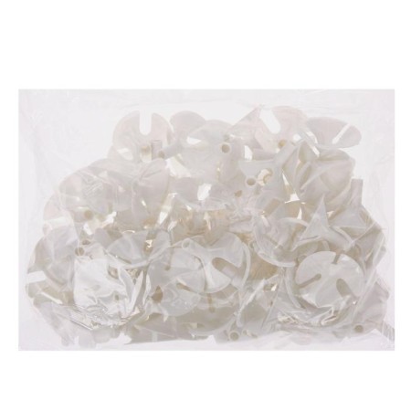Holder-capture for balls, hole 0.6 cm, d = 4.5 cm, white color-2