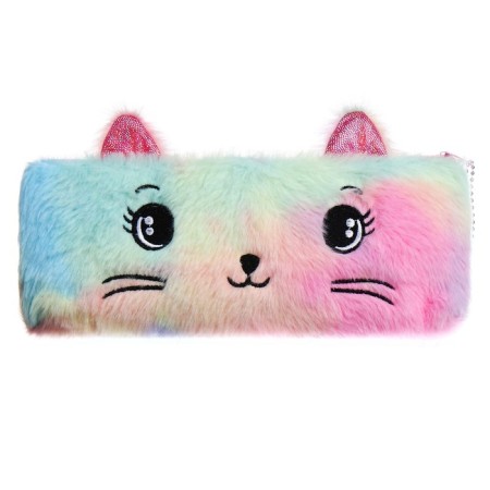 Penal School fur on the zipper Calligrata "cat", mix-8