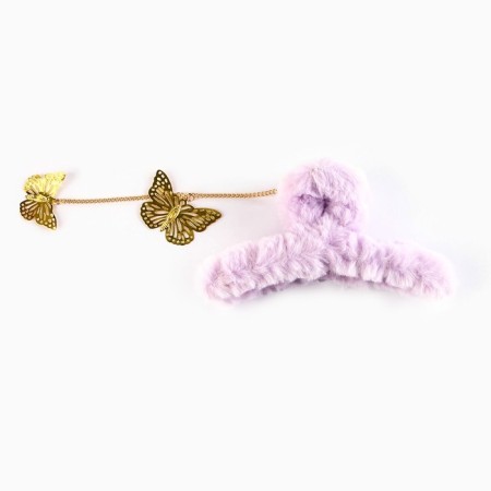 Fluffy hair crab "The most beautiful" with a suspension, 3 x 12 cm-2