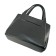 Female bag, artificial leather, black 33x11x26 cm