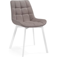 SHELS on the metal frame Chelsea Metal/velor, white/latte 50x60x80 cm