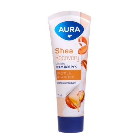Aura Gift set "Cossack and almonds: shower cream gel, 250ml + hand cream, 75 ml-1