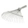 Fan, wire rakes, 22 teeth, galvanized, tuleyka 25 mm, without cuttings
