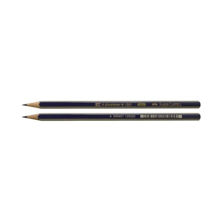 Chernographic pencil Faber-Castell Goldfaber 1221 2b, hexagonal, price for 1 pcs-1