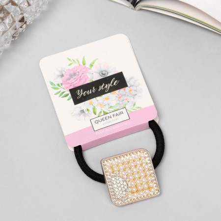 Hair elastic band "Mariba" Cube, 5 cm