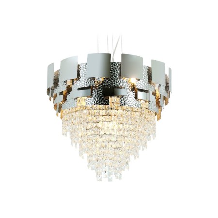 Crystal chandelier with Ambrella Light, Traditional, Tr5242, E14, Silver Color
