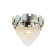 Crystal chandelier with Ambrella Light, Traditional, Tr5242, E14, Silver Color