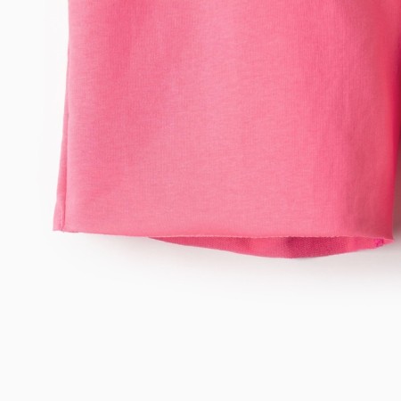 Kit for girls (T -shirt, shorts) minku pink color, height 110-7