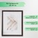 Photo frame Plastic "Mira" 40x50 cm dark nut (plastic screen)