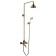 Lemark Vintage LM2862B shower system, tropical shower, shower, brass, bronze