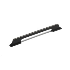 Cappio bracket handle, aluminum, m/o 192 mm, black color with gray insert