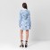 Women's dress with collar Mist p. 44, blue