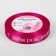 Satin tape "Happy birthday", 15 mm × 23 ± 1 m, pink color
