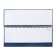 Planing is a low -off 100 x 300 mm, 56 sheets, on the crest, an artificial leather cover, blue