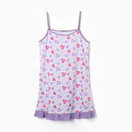 Night shirt female, color lilac, size 52-4
