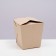 Box for noodles "Wok" team, craft, 10 x 10 x 10.5 cm