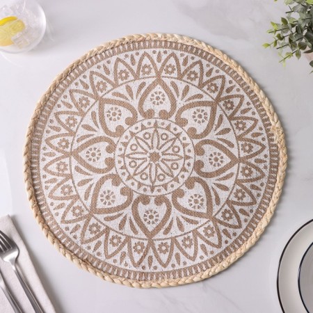 Napkin Serving shares "Millie", d = 38 cm, white color-2