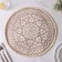 Napkin Serving shares "Millie", d = 38 cm, white color