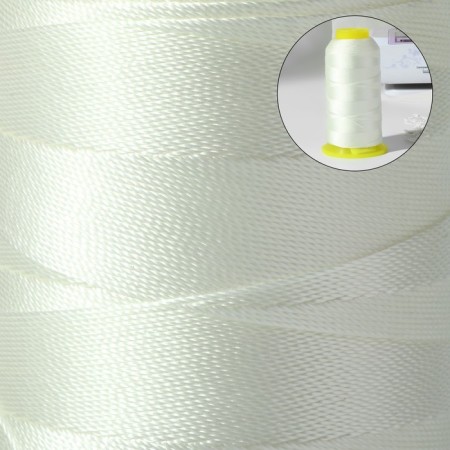 Shoe threads, 500d/3, 600 m, white color-1