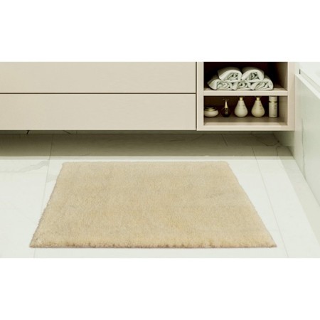 Set of bathroom rugs, size 60x100 cm, 50x70 cm, color cream