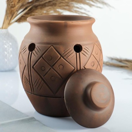Bank for storing garlic 1.5 liters, hammering-1