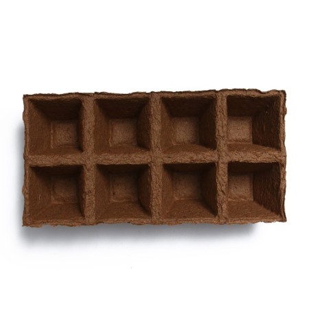 Peat cassette, 8 cells of 200 ml, 7 × 7 cm, set 3 pcs.-1