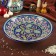 Largan Rishtan ceramics "Flowers", 33 cm, Blue Mix