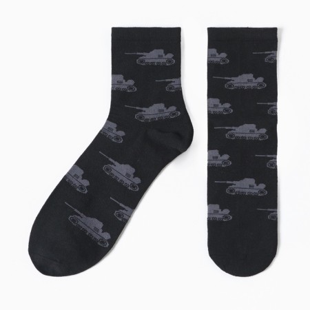 Set of Gift "Tank" blanket, socks, glass-5