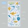 Interior color sticker "Air transport" 30x60 cm