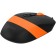 Mouse A4Tech FSTYLER FM10S Black/Orange optical (1600DPI) Silent USB (3but)