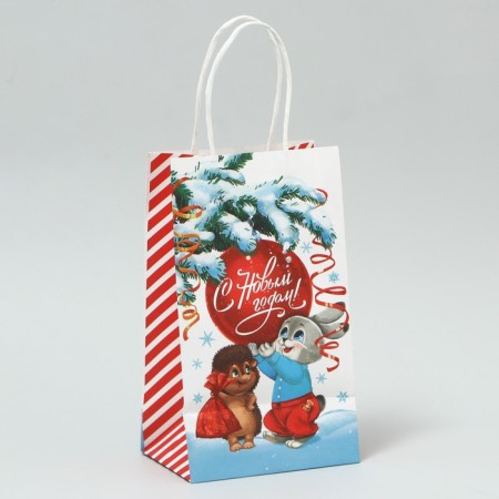 Crafts "New Year's company", 12 x 21 x 9 cm, New Year-2