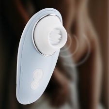 Vacuum-wave clitoris stimulator, 10 modes, 2 aa, blue