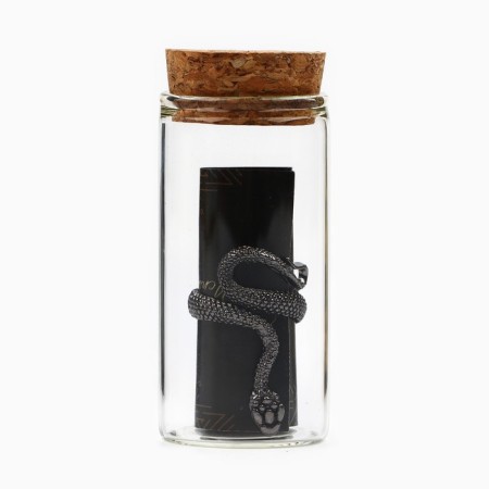 Ring with a prediction of the New Year's "Riddle", for the New Year, 8 x 3 cm-1