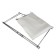 Axentia linen basket, chrome with beige bag, polyester, 44x72x34 cm, 57 liters