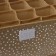 Organizer for storing linen of the Dolyan "Points", 24 cells, 38 × 30 × 12 cm, beige color