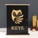 Keywater tree "Eagle owl" black, mirror 6x22.3x29.5 cm