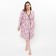 Women's bathrobe, powder color, size 48