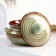 Ceramic pot for baking "Tandy" 0.5l / 13x9.5cm, mint