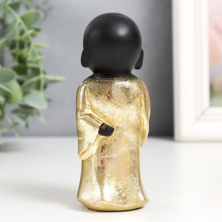 Polystone souvenir "Little Buddha in Gold" mix 5x4.2x10.8 cm-3