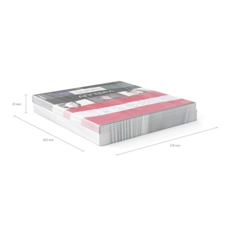 Subject notebook, 36 sheets, cage, algebra, Erichkrause "Timeline", coated cardboard, Blok Offset 100%, information block-7